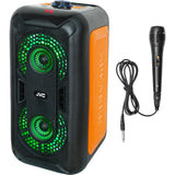 JVC Portable Rechargeable Bluetooth Speaker/Multi-coloured Music-Sensitive Lights