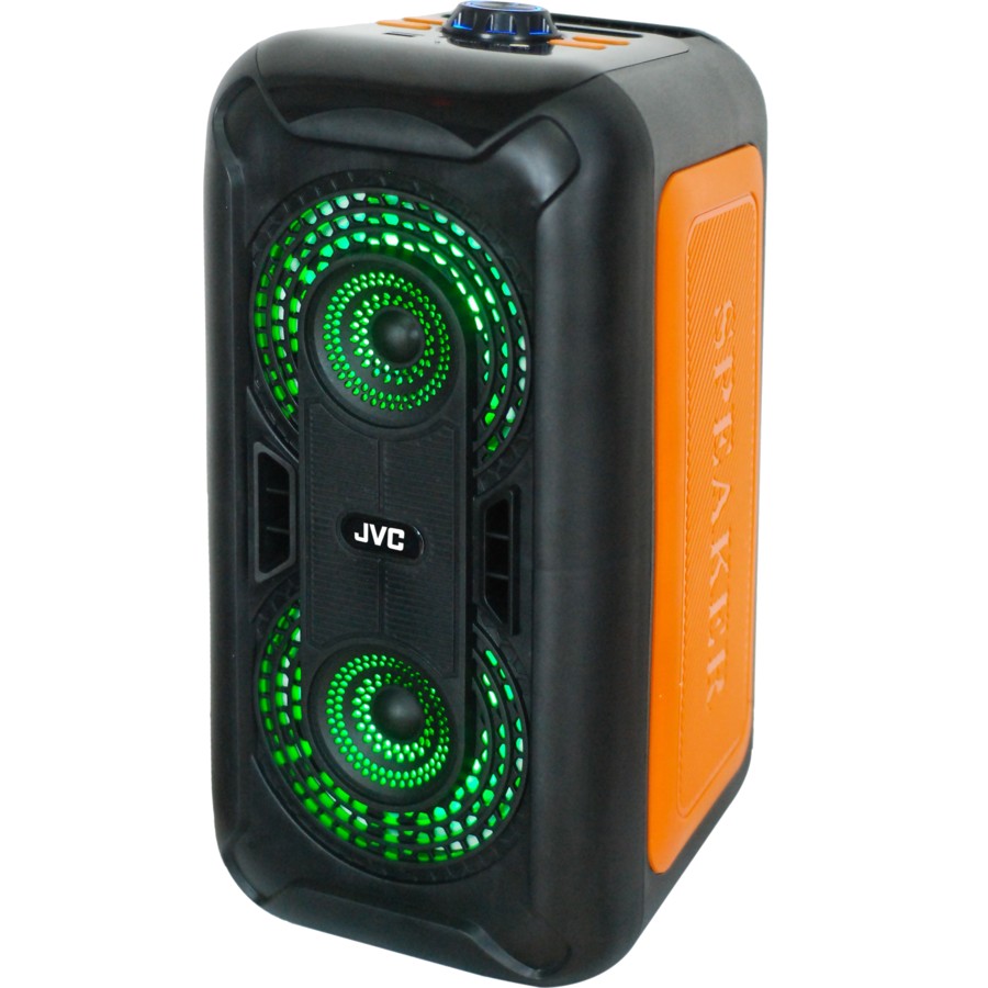 JVC Portable Rechargeable Bluetooth Speaker/Multi-coloured Music-Sensitive Lights