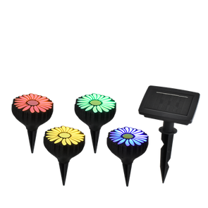 CLICK Daisy Solar Multi Colour  LED Light - 4 Pack