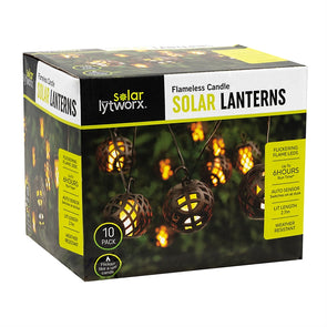 Lytworx 2.7m Flameless Candle Solar Lanterns