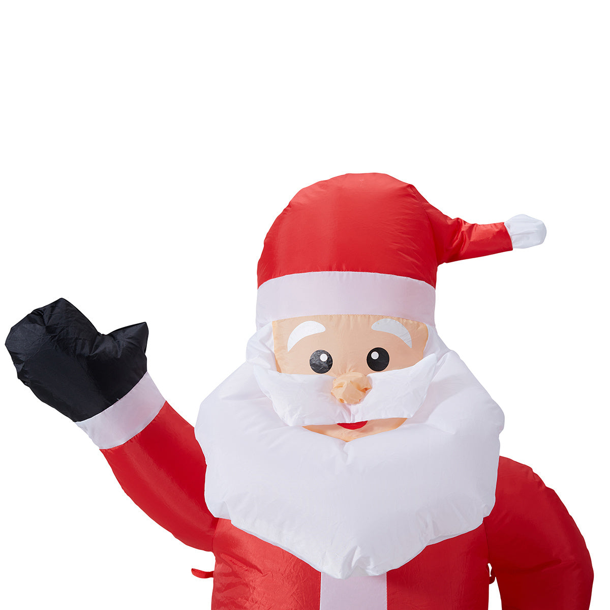 Anko Christmas Festive1.2m Inflatable Santa with Fixing Hooks & Ropes