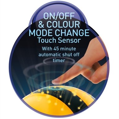 Arlec LED Bumble Bee Nightlight - Yellow Black