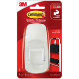 3M Command Adhesive Jumbo Hook 1 Pack - White - TheITmart