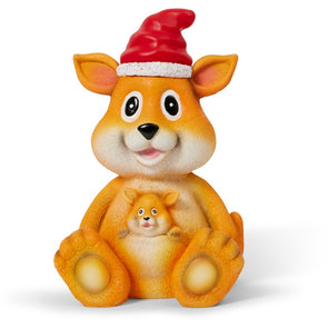 Mirabella Christmas Solar Powered Resin LED Character - Assorted*