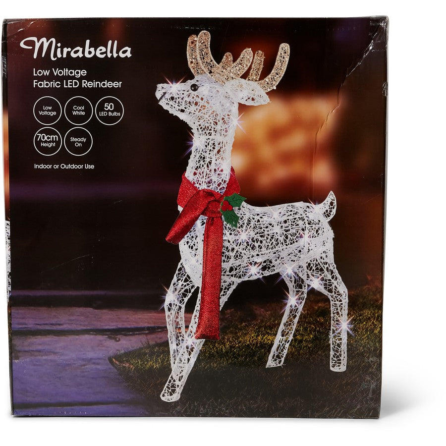 Mirabella Christmas 70cm Low Voltage Fabric LED Reindeer