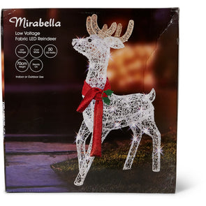 Mirabella Christmas 70cm Low Voltage Fabric LED Reindeer