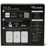 Mirabella Christmas Genio Wi-Fi 200 LED Colour Wheel Icicle Lights - Multi - TheITmart