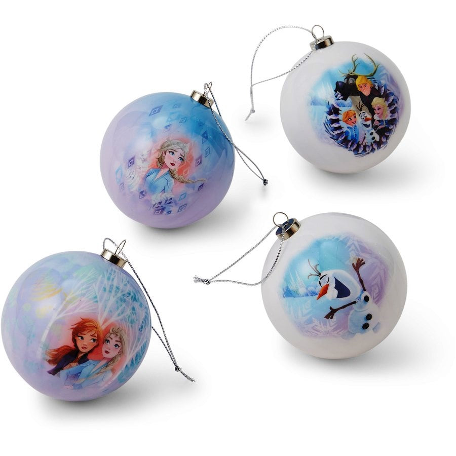 Disney Frozen Set of 4 Baubles/Ideal Gift for Disney Frozen Lovers - TheITmart