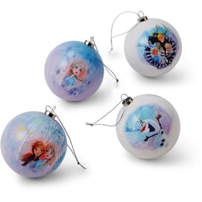 Disney Frozen Set of 4 Baubles/Ideal Gift for Disney Frozen Lovers