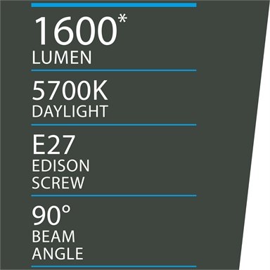 Arlec 15W 1600lm Daylight PAR38 LED Globe/85% Energy Savings