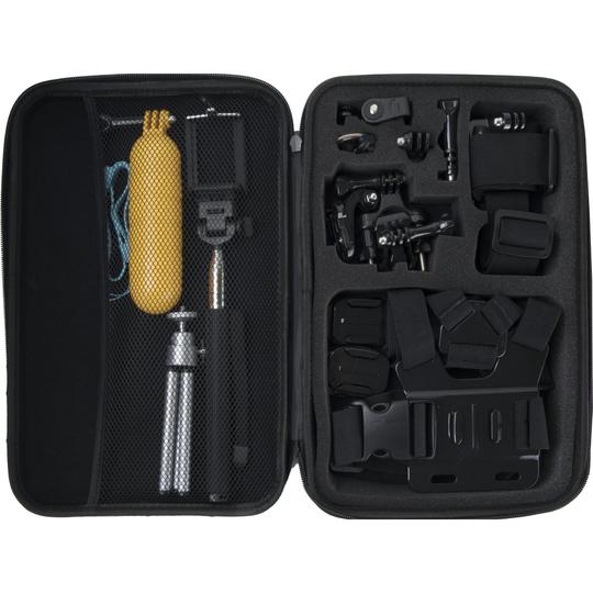 XCD Action Camera 30 Piece Accessory Pack  (ACAJB30) / With Selfie Stick & Mini Tripod
