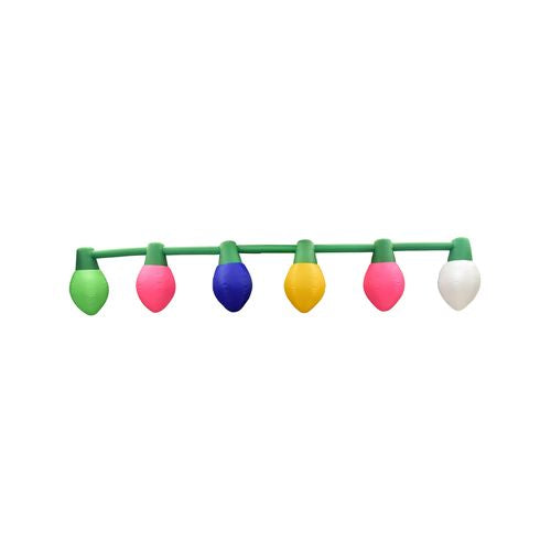 Click 4.7M Festive LED Lighted Inflatable Giant Size String Globes - Pack of 6
