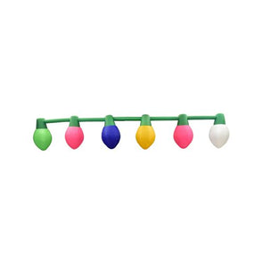 Click 4.7M Festive LED Lighted Inflatable Giant Size String Globes - Pack of 6