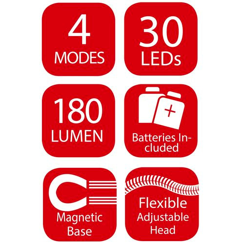 Arlec Telescopic LED Torch With Floodlight