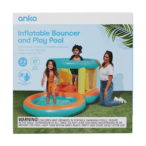 Inflatable Bouncer and Play Pool/Suitable for Ages 3-4 Years