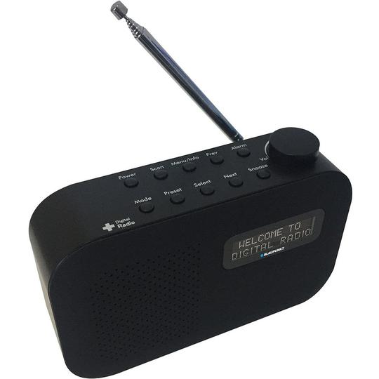 Blaupunkt BR-60DABC Portable DAB+ FM/AM Radio /20 Pre-Set Stations/ Dual Alarm