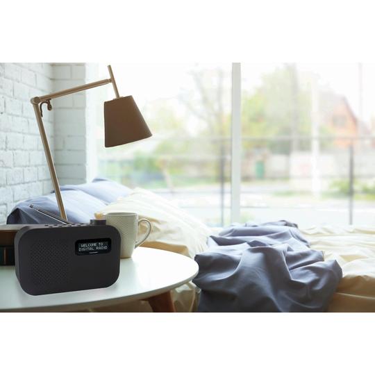 Blaupunkt BR-60DABC Portable DAB+ FM/AM Radio /20 Pre-Set Stations/ Dual Alarm