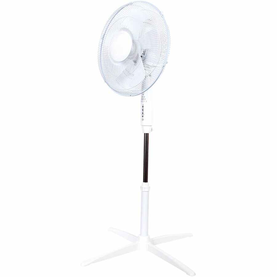 Contempo 40cm Pedestal Fan With Remote 5 Blade - White – TheITmart