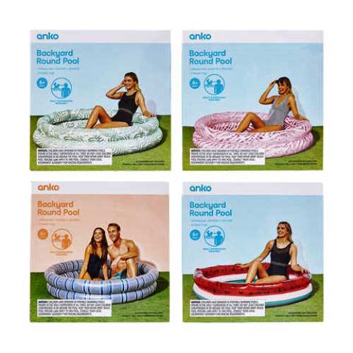 Backyard Round Pool - Assorted / Suitable for 6+ Years