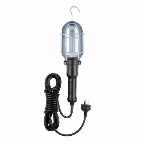 Arlec 60W Handheld Work Light With 5m Lead & Tough Metal Cage/Hanging Hook - TheITmart