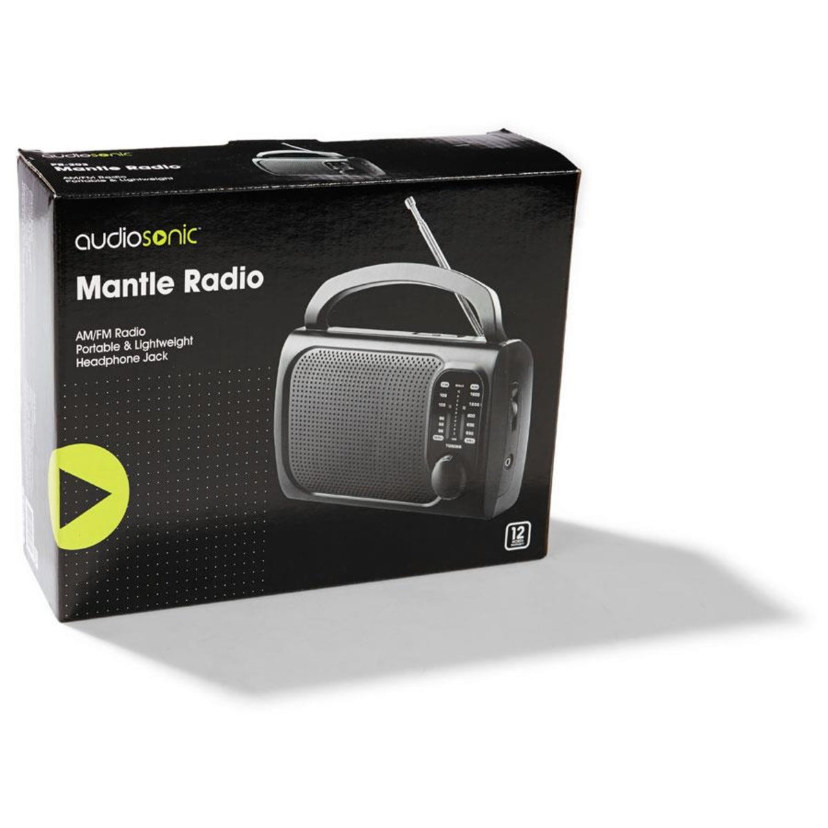 Audio Sonic Portable AM/FM Radio / Stylish & Lightweight
