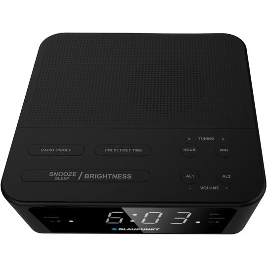 Blaupunkt BAC11AFC FM/AM Alarm Clock Radio / 10 Preset Stations/ Dual Alarm - TheITmart