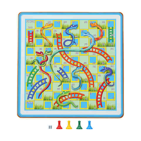 Anko Snakes and Ladders Game / Ages 4+ Years / For 2 to 4 players
