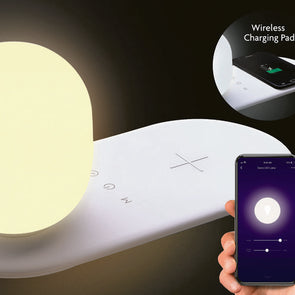 Mirabella Genio Jetson Wi-Fi Dimmable Desk Lamp With Wireless Charging