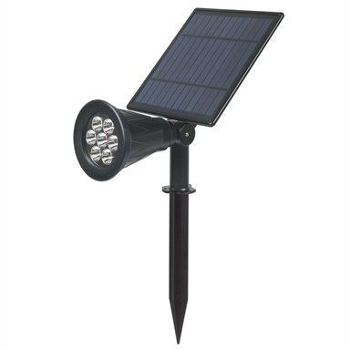 Solar Magic Colour Change LED Spotlight - Black - TheITmart