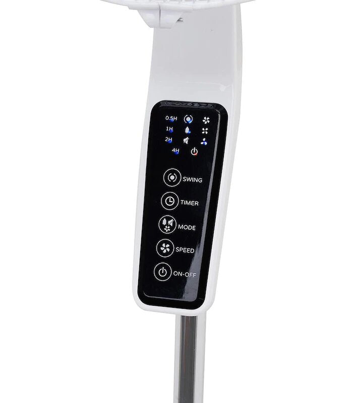 Goldair 40cm Whisper Quiet Pedestal Fan GCPF340 / 3 Speed Settings/ Timer/ Oscillation