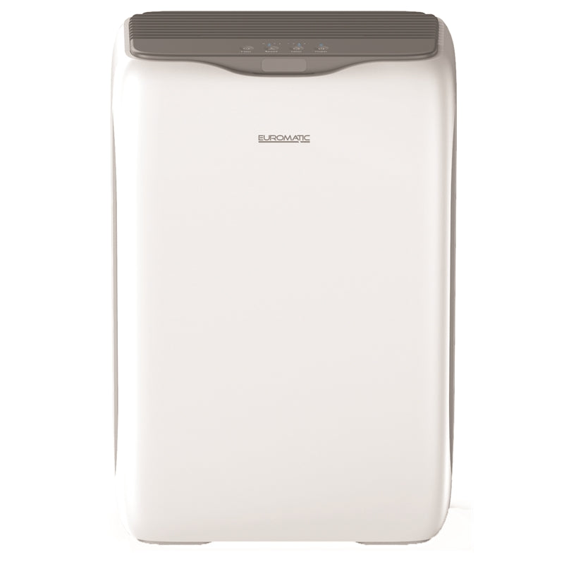 Euromatic White Air Purifier / 3 in 1 Filteration System / 4 Fan Speed