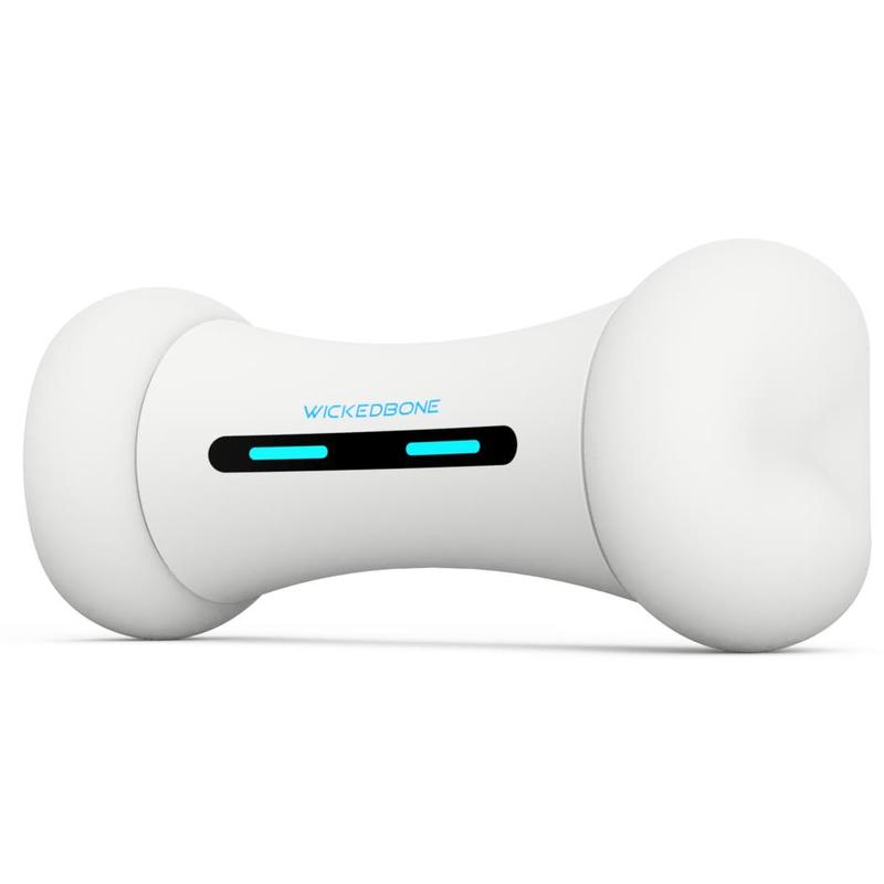 Cheerble Wickedbone Smart Interactive Dog Toy - White