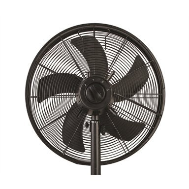 Euromatic 40cm Matte Black Drum Pedestal Fan - PF5BM - TheITmart