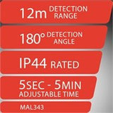 Arlec Movement Activated Security Sensor Light
