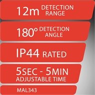 Arlec Movement Activated Security Sensor Light