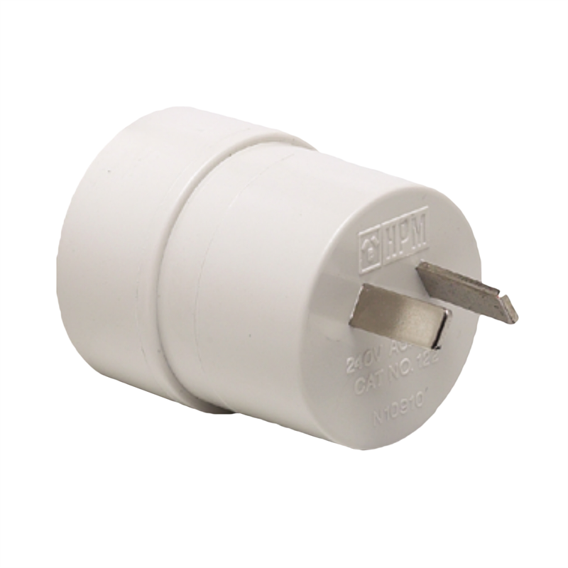 HPM Reverse Travel Adaptor - EU/US to AU / White - TheITmart