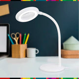 Verve Design 230lm LUKA MAGNIFYING DESK LAMP/Flexible Gooseneck