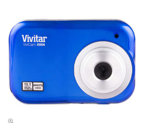 Vivitar 10.1 MP Digital Camera - Blue / Pink (VXO54-BLU / VXO54-PNK)