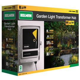 Holman Warm White Garden Light Transformer Hub - TheITmart