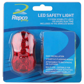 Repco Cycling Flash LED Safety Light 5 modes/ environment friendly