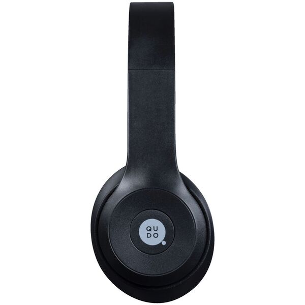 Qudo Black Wireless Headphones with Quick Charge