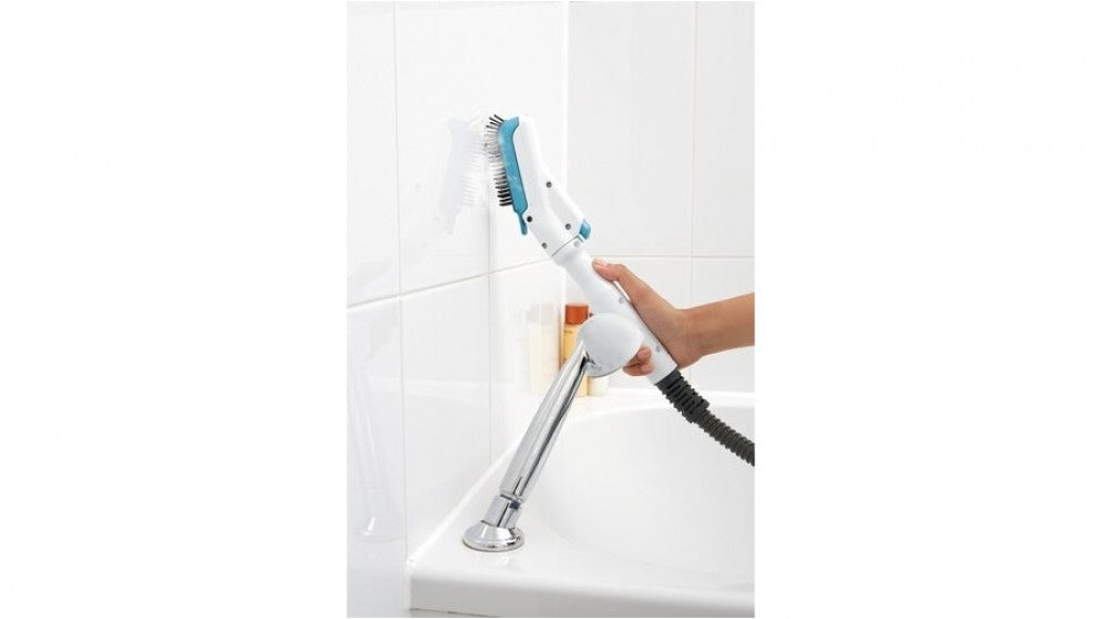 BLACK+DECKER 15-in-1 Steam Mop with SteaMitt /  White & Blue