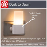 Arlec Diffused Plug-In LED Night Light/Warm White LED Glow/Dusk to Dawn