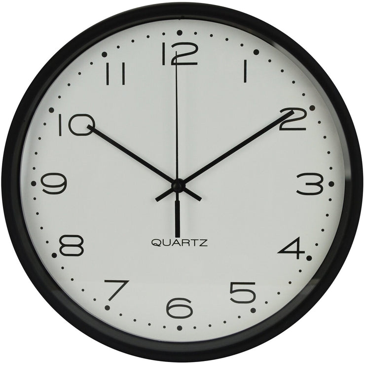 Home Interiors Wall Clock 25cm - Black