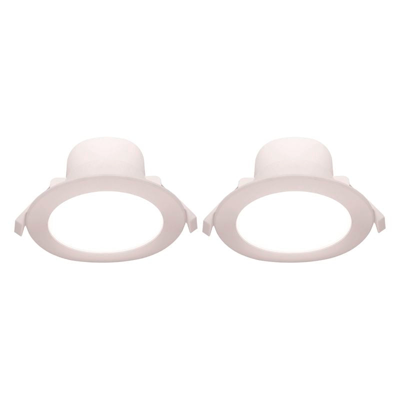 Mirabella 9W Flex & Plug Genio Smart Wi-Fi Dimmable Downlight - 2 Pack