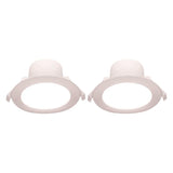 Mirabella 9W Flex & Plug Genio Smart Wi-Fi Dimmable Downlight - 2 Pack
