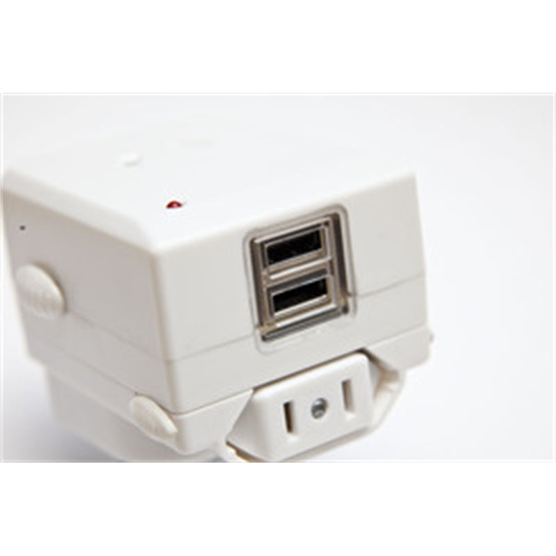 Jackson Universal Travel Adaptor With 2 USB Charge Outlets