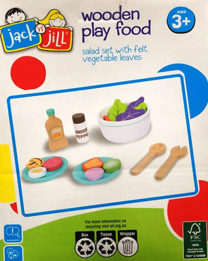 Wooden Play Food Sets - Salad Set/Australiana/Fridge/Vegan/Pantry
