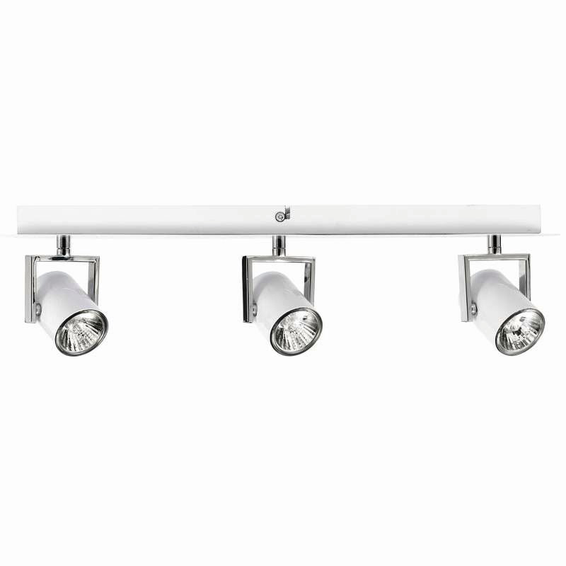 Brilliant White Nora 3 Light Spotlight / GU10 35W Max