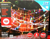 Lytworx Low Voltage 400 LED Connectable Classic Fairy Lights / MultiColour